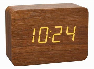 TFA Dostmann 60.2549.08 Wekker Hout Licht Bruin
