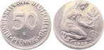 Duitsland 50 Pfennig 1968 G 2,2g artfremder Rohling unmag..., Verzenden