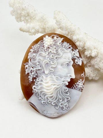 CASSIS MADAGASCARIENSIS Cameo - handgesneden camee