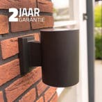 Solar LED wandlamp up downlight Sverre - rond, Tuin en Terras, Buitenverlichting, Zonne-energie, Verzenden, Minder dan 50 watt