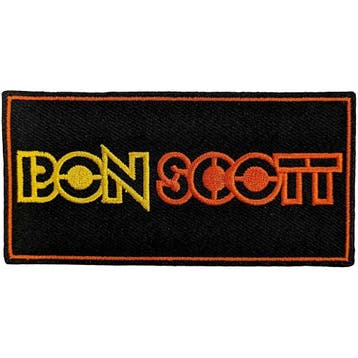 Bon Scott - Logo - Patch officiële merchandise, Ophalen of Verzenden, Nieuw, Kleding