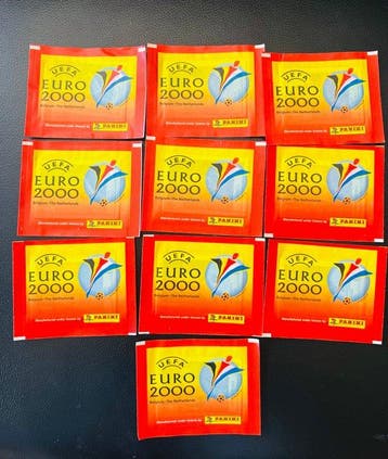 Panini Euro 2000 Total editie - 10 Booster pack - Excellent, Nieuw