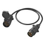 ProPlus Verlengkabel - 7-polige stekker en stekkerdoos -..., Auto diversen, Aanhangwagen-onderdelen, Ophalen of Verzenden, Nieuw