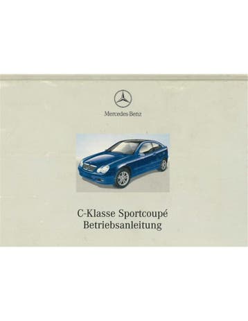 2001 MERCEDES BENZ C KLASSE SPORTCOUPE HARDCOVER