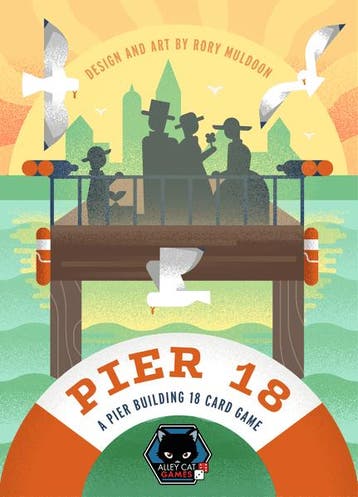 Pier 18 - Card game | Alley Cat Games - Kaartspellen, Hobby en Vrije tijd, Gezelschapsspellen | Kaartspellen, Verzenden, Nieuw