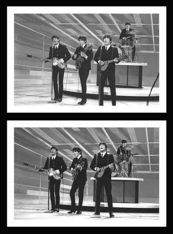 Photo Office - 2x The Beatles, Ed Sullivan Show 1964, Nice, Nieuw in verpakking