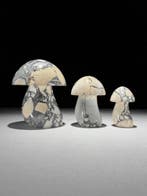 GEEN RESERVEPRIJS - Prachtige set Gele Maligano Jaspis, Antiek en Kunst