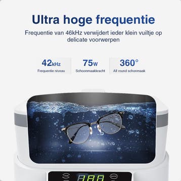 Samako Ultrasoon Reiniger PowerWave - Reinigingsapparaat -, Ophalen of Verzenden