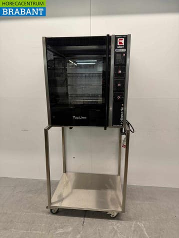RVS Ubert RT-403 Kippengrill Grill 3 mandjes 400V Horeca, Ophalen of Verzenden, Gebruikt