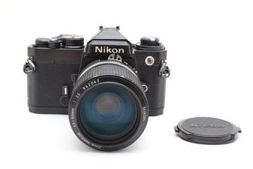 Nikon FE black + Ai 3,5/43-86mm | Single lens reflex camera, Audio, Tv en Foto, Fotocamera's Analoog, Nieuw
