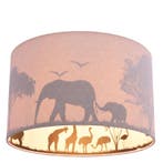 Roze dieren kinderkamer plafondlamp Safari, Binnenzijde, Ophalen of Verzenden, Nieuw