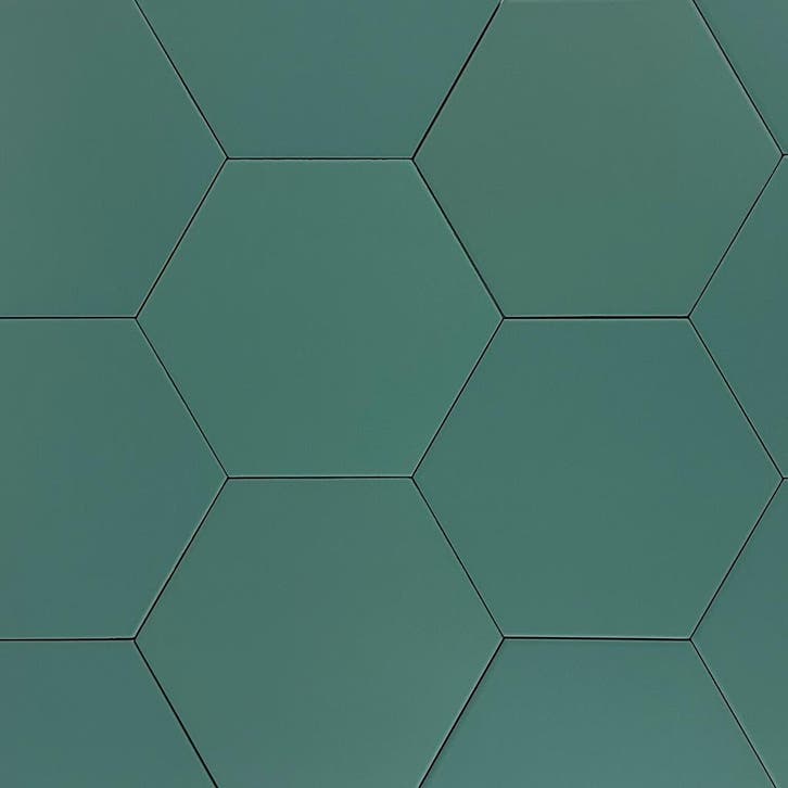 Vloertegel wandtegel hexagon coimbra groen 17,5x20 r9, Doe-het-zelf en Verbouw, Tegels, Vloertegels, Nieuw, 10 m² of meer, Keramiek