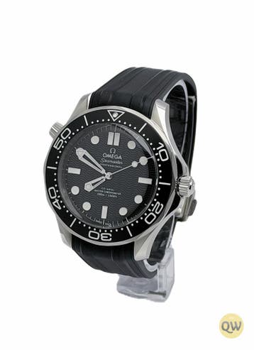 Omega Seamaster Diver 300M Master Chronometer No-Date, Staal, Polshorloge, Ophalen of Verzenden, Zo goed als nieuw
