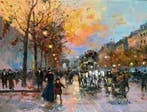 Walter Sita (XX) - Paris - Champs Elysées  Arc de Triomphe