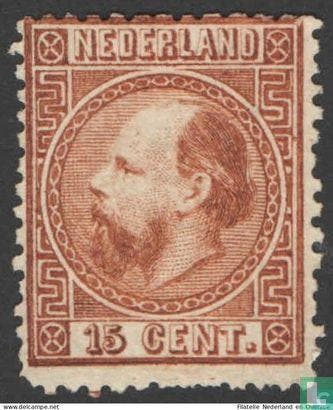 Nederland - Koning Willem III - 1867, Postzegels en Munten, Postzegels | Nederland, Verzenden, Postfris