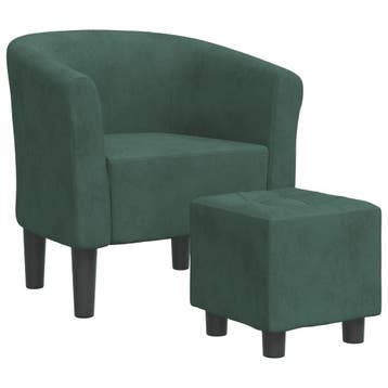 Moderne Relaxstoel met Hocker | Laatste Stuk!, Minder dan 75 cm, Ophalen of Verzenden, Zo goed als nieuw, 50 tot 75 cm