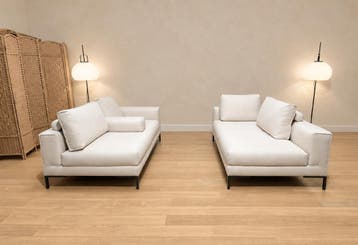 NIEUW Design on Stock Aikon Lounge 2x Lounge-Element, Design Bank Bankstel Zetel 3-Zits Design on Stock, 100 tot 125 cm, 150 tot 200 cm