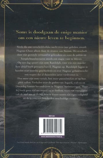 Het verdoemde zwaard / Magnus Chase en de goden van Asgard /, Boeken, Verzenden, Zo goed als nieuw, Rick Riordan