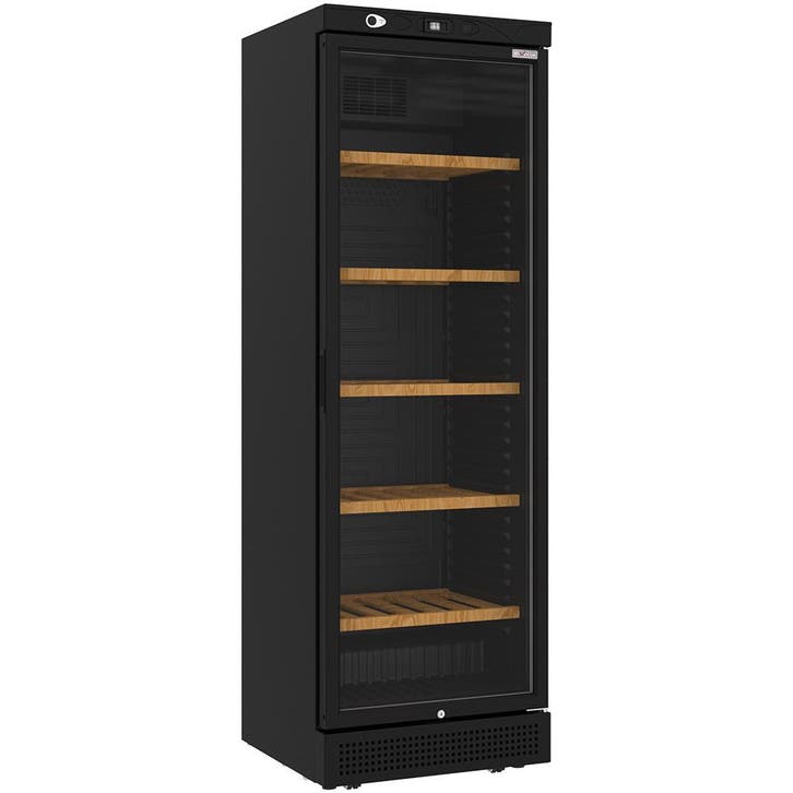Diverso by Diamond Wijnkoelkast | 382L | Zwart | 1 Zone | St, Witgoed en Apparatuur, Koelkasten en IJskasten, Ophalen of Verzenden