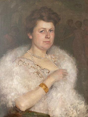 Julius Klaber (1872-1939) - Portrait of Helene Wichmann