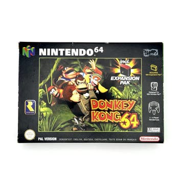 Donkey Kong 64 - Nintendo 64 N64 - PAL EUR - CIB, Spelcomputers en Games, Ophalen of Verzenden, Zo goed als nieuw