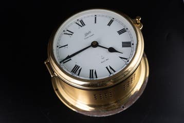 Scheepsklok - Schatz Ocean Ships Bell Marine Clock - Brass
