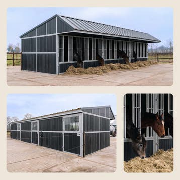 Complete buitenstallen | Uit voorraad leverbaar | NIEUW, Dieren en Toebehoren, Weidegang, 4 paarden of pony's of meer