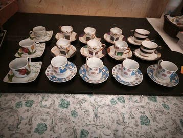 Koffiekopje (30) - Porselein - Koffiekoppen uit de jaren