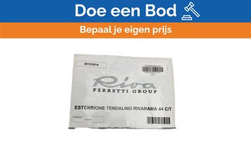 Bieden: Riva Rivamare 44 bimini suncover extension canvas -, Watersport en Boten, Ophalen of Verzenden, Nieuw, Zeilboot of Motorboot