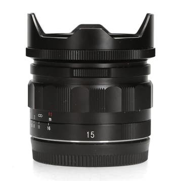 Voigtlander Super Wide Heliar 15mm f/4.5 III - Sony E, Audio, Tv en Foto, Fotografie | Lenzen en Objectieven, Ophalen of Verzenden