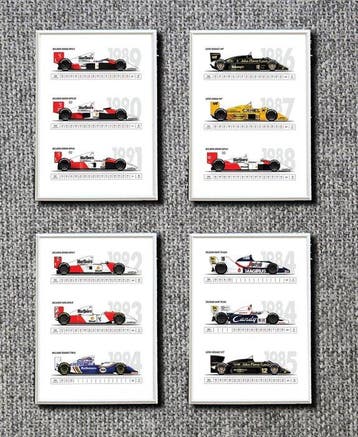 Ayrton Senna - 2026 - Quadro, Nieuw