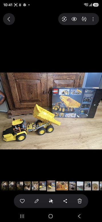 LEGO Technic Volvo 6x6 Truck met Kieptrailer 42114, Verzenden, Lego, Zo goed als nieuw, Technic