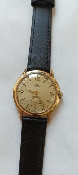 GUB GLASHUTTE cal . 60 gold - plated - serviced 2025 - gub -, Sieraden, Tassen en Uiterlijk, Horloges | Heren