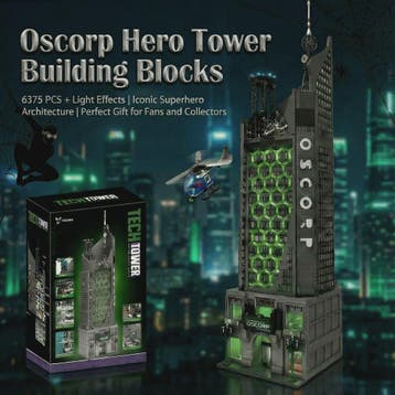 Oscorp Tower Bouwstenen Model Kit met Verlichting - 6375 Del