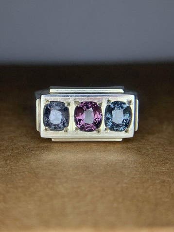 Zonder minimumprijs - Ring Zilver - 2.00ct. tw. Spinel -, Nieuw