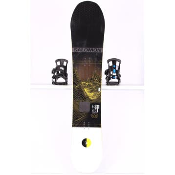 160 snowboard SALOMON UNITE SUPER 8 2025 XL, Black/white/yel, Verzenden, Gebruikt