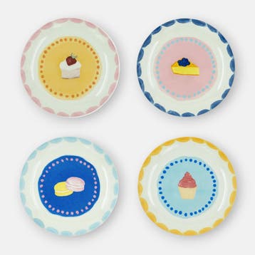 Sweet Pastry Gebaksbordjes - 15% Korting - Cadeauverpakking, Verzenden, Nieuw, Keramiek, Bord(en)