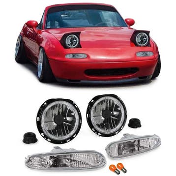 Mazda MX-5 NA 90-98 Angel Eye koplampen incl knipperlichten, Ophalen of Verzenden, Nieuw