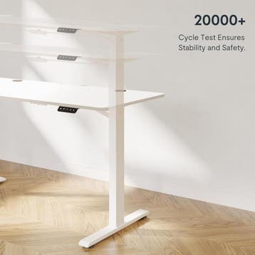 Zit sta bureau - Elektrisch - Verstelbaar - 120 x 60 cm - FQ, Huis en Inrichting, Verzenden, Zo goed als nieuw