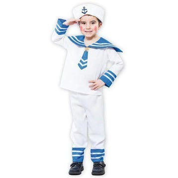 Marine kostuum jongen, Verzenden, Nieuw, Feestartikel