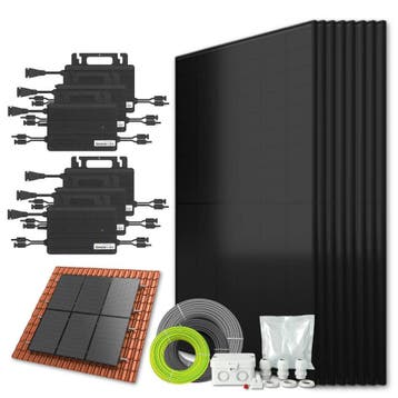 Zonnepanelen Pakket Schuindak 5.2 kW 12x 430Wp Micro-omv., Doe-het-zelf en Verbouw, Zonnepanelen en Toebehoren, Ophalen of Verzenden