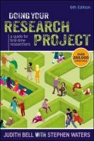 Doing Your Research Project 9780335264469, Zo goed als nieuw