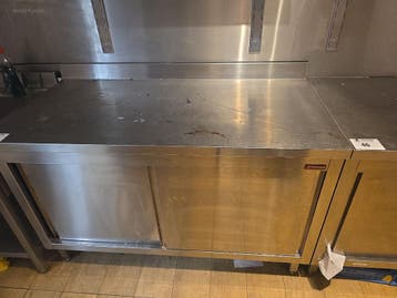 RVS werktafel DIAMOND
