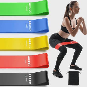 Set Weerstandsbanden Fitness - 5 Stuks TPE Elastische Loop B, Verzenden, Nieuw