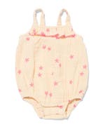 HEMA Newborn romper sterren ecru 4=40% / 3=30% / 2=20%, Verzenden, Nieuw