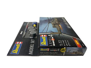 Revell 1:72 AH-64A Apache, Hobby en Vrije tijd, Modelbouw | Vliegtuigen en Helikopters, Verzenden, Nieuw