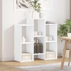 vidaXL Dressoir Wit 90 x 30 x 90 cm, Huis en Inrichting, Kasten | Dressoirs, Verzenden, Nieuw, 50 tot 100 cm, 25 tot 50 cm