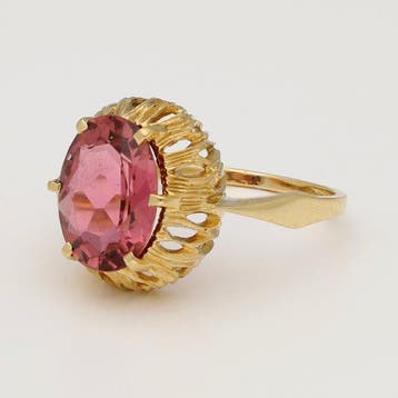 Ring - 18 karaat Geel goud, Sieraden, Tassen en Uiterlijk, Nieuw