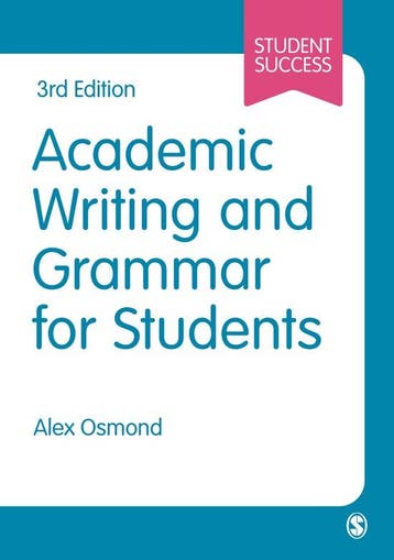 9781529628210 Academic Writing and Grammar for Students, Boeken, Verzenden, Nieuw, Osmond, Alex