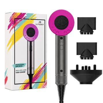 Slimlogy 1800-2000W Krachtige Föhn met Diffuser – Warm & Kou, Ophalen of Verzenden, Nieuw